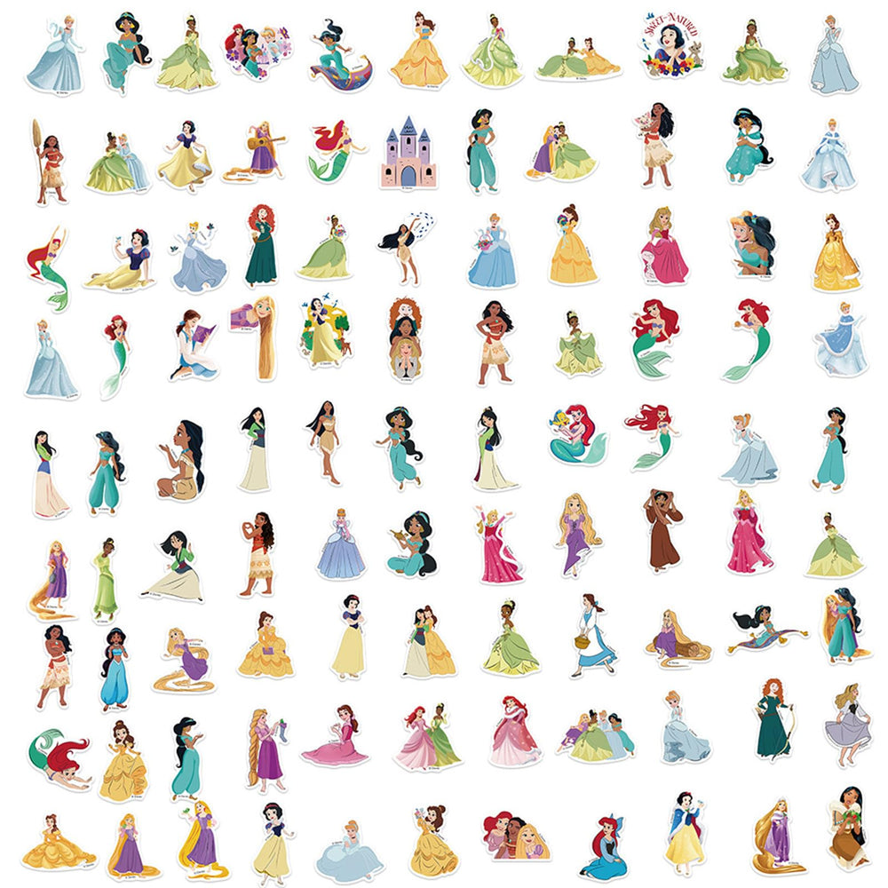 NineGirl Princess stickers on a phone case stay vivid and safe.