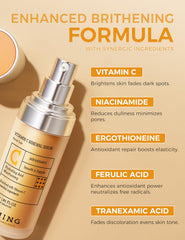NING DERMOLOGIE serum dropper dispensing vitamin C.