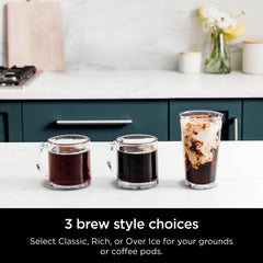 Ninja DualBrew Pro foldable single-serve platform helps minimize spills