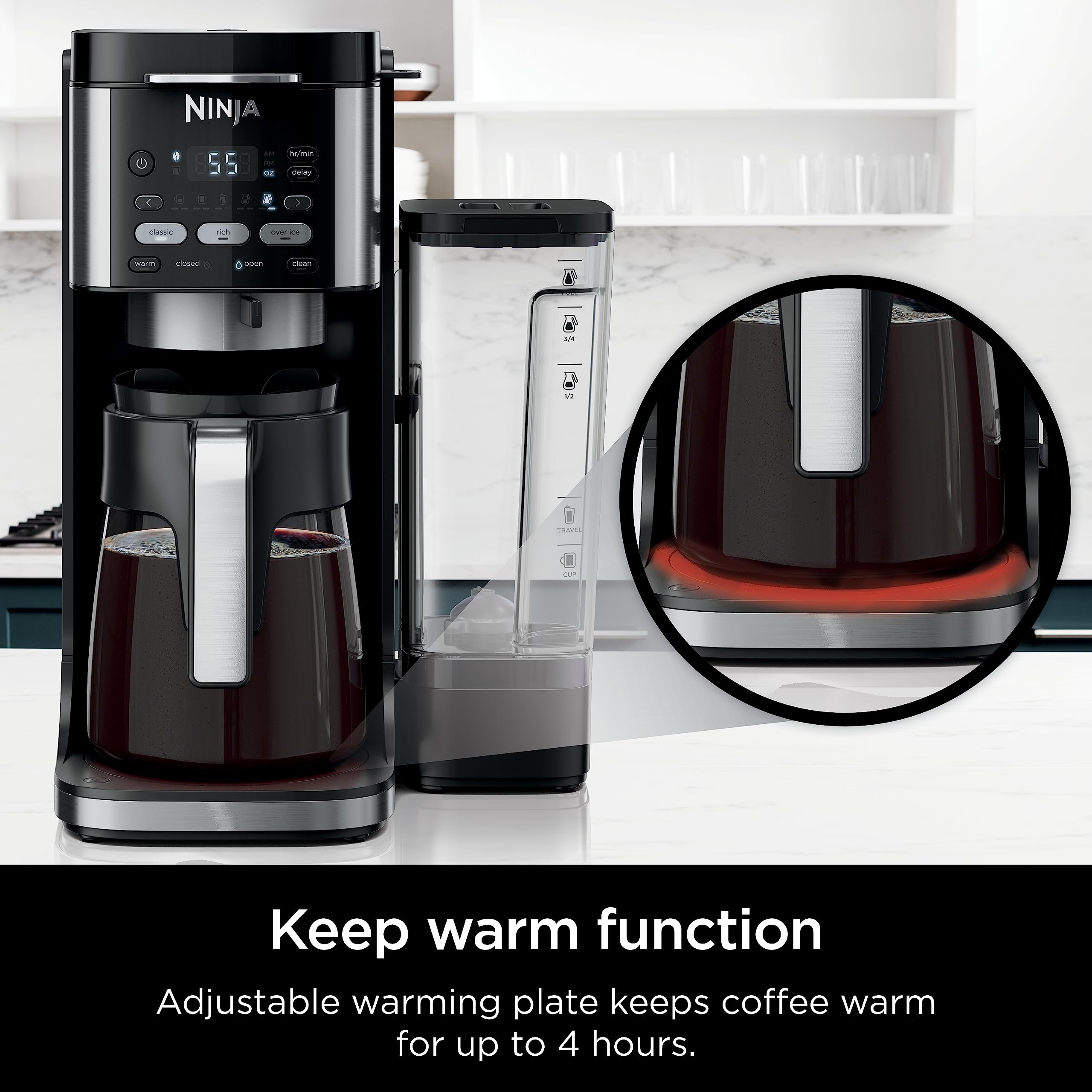 Ninja DualBrew Pro pod compatibility supports four pod sizes
