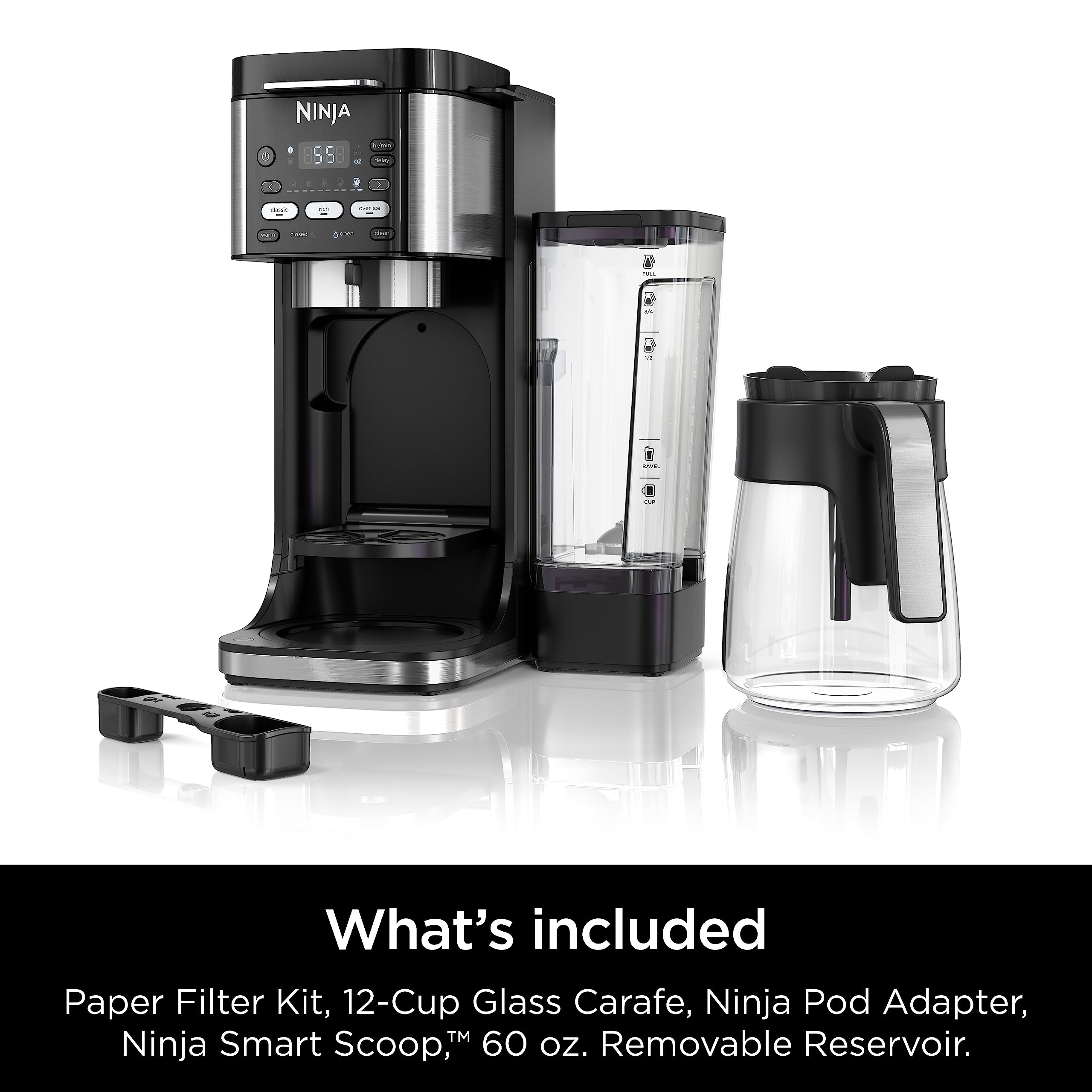 Ninja DualBrew Pro pod adapter and accessories kit included