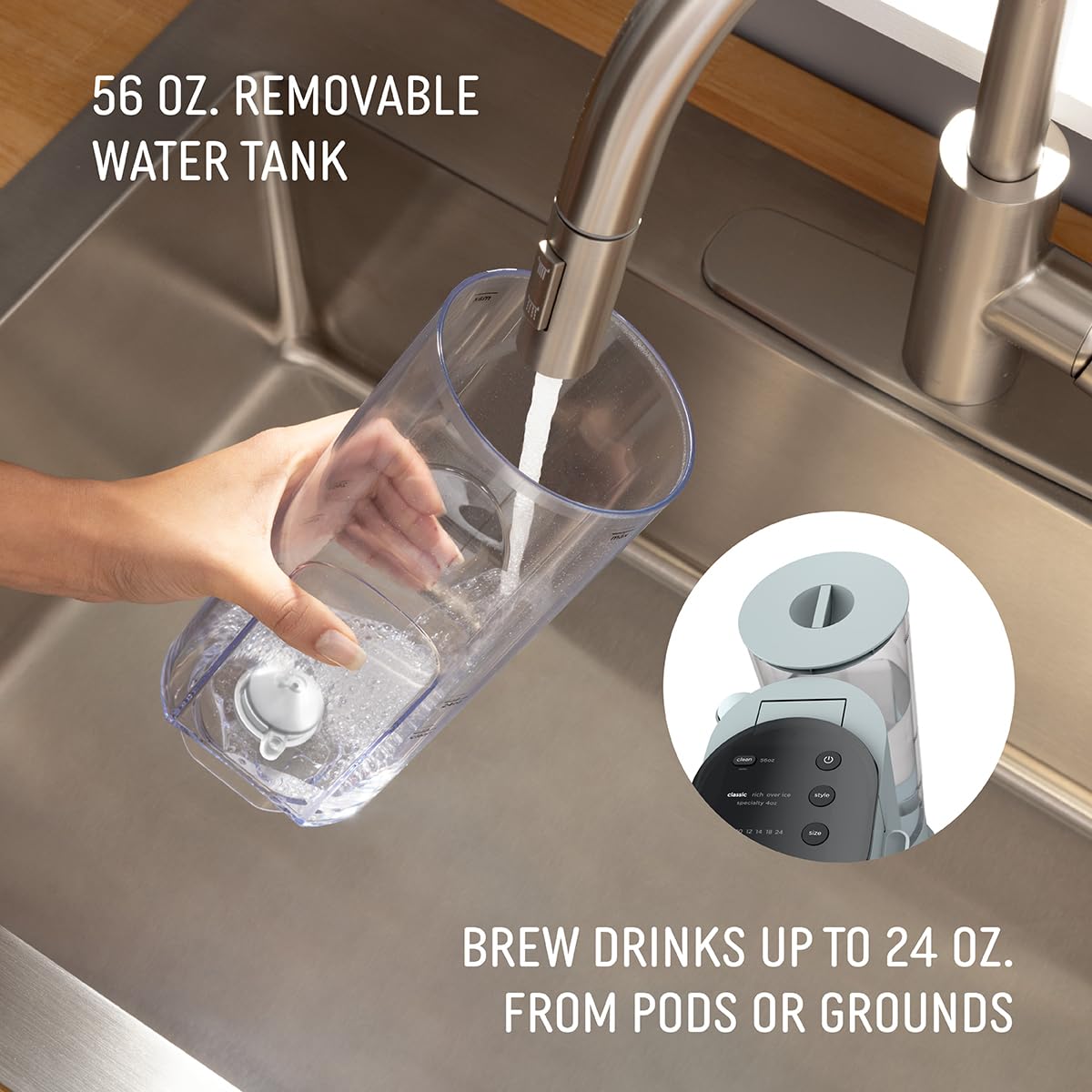 Ninja PB051GB frother detaches for easy cleaning