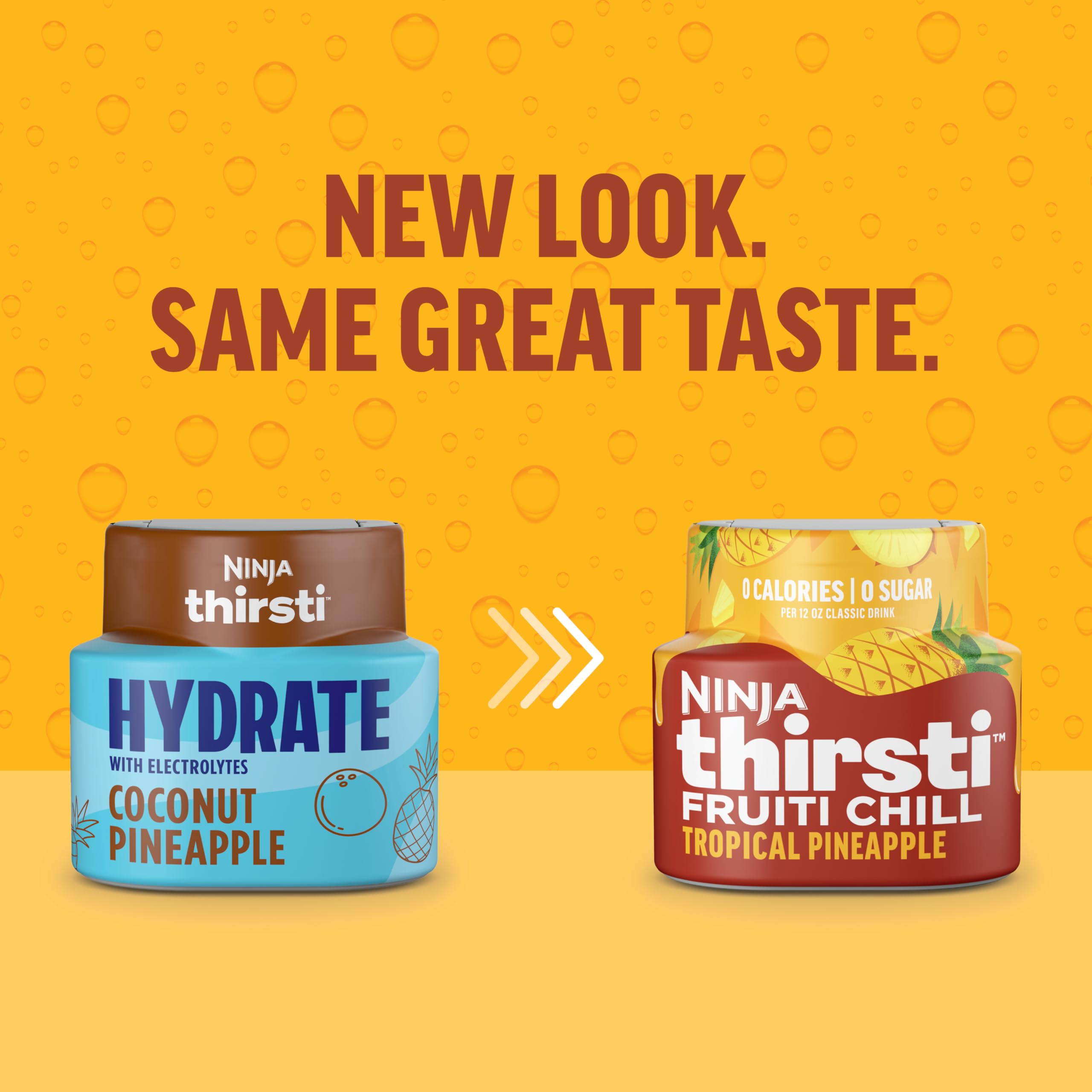 Ninja Thirsti FruitI Chill Coconut Pineapple bottle delivers tropical notes and satisfaction.