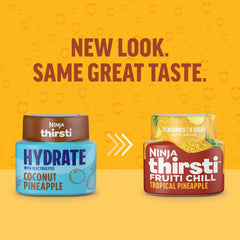 Ninja Thirsti FruitI Chill Coconut Pineapple bottle delivers tropical notes and satisfaction.