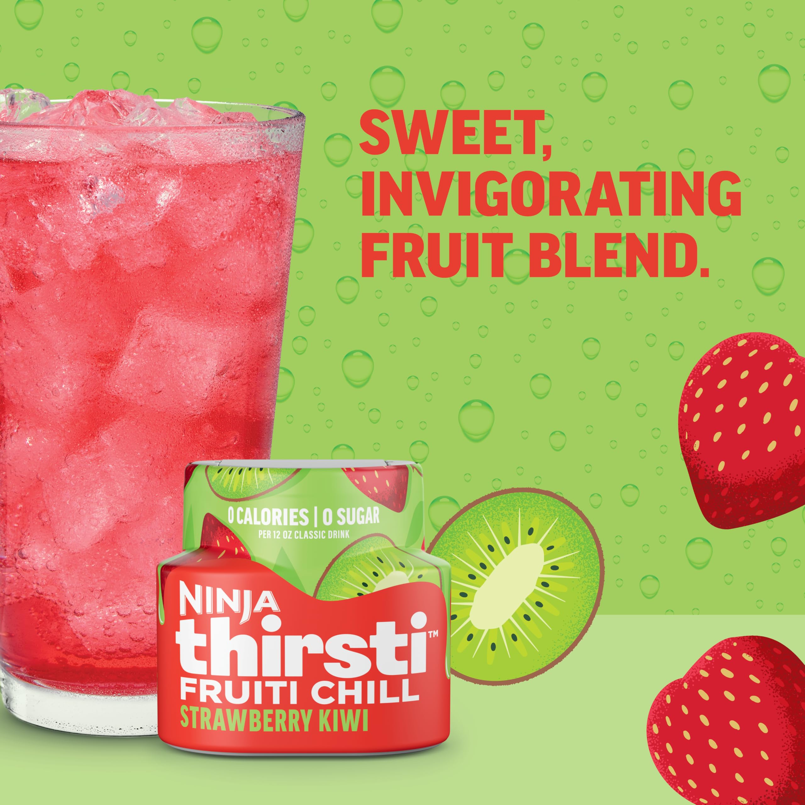 Ninja Thirsti FruitI Chill countertop dispenser highlights easy flavor customization.