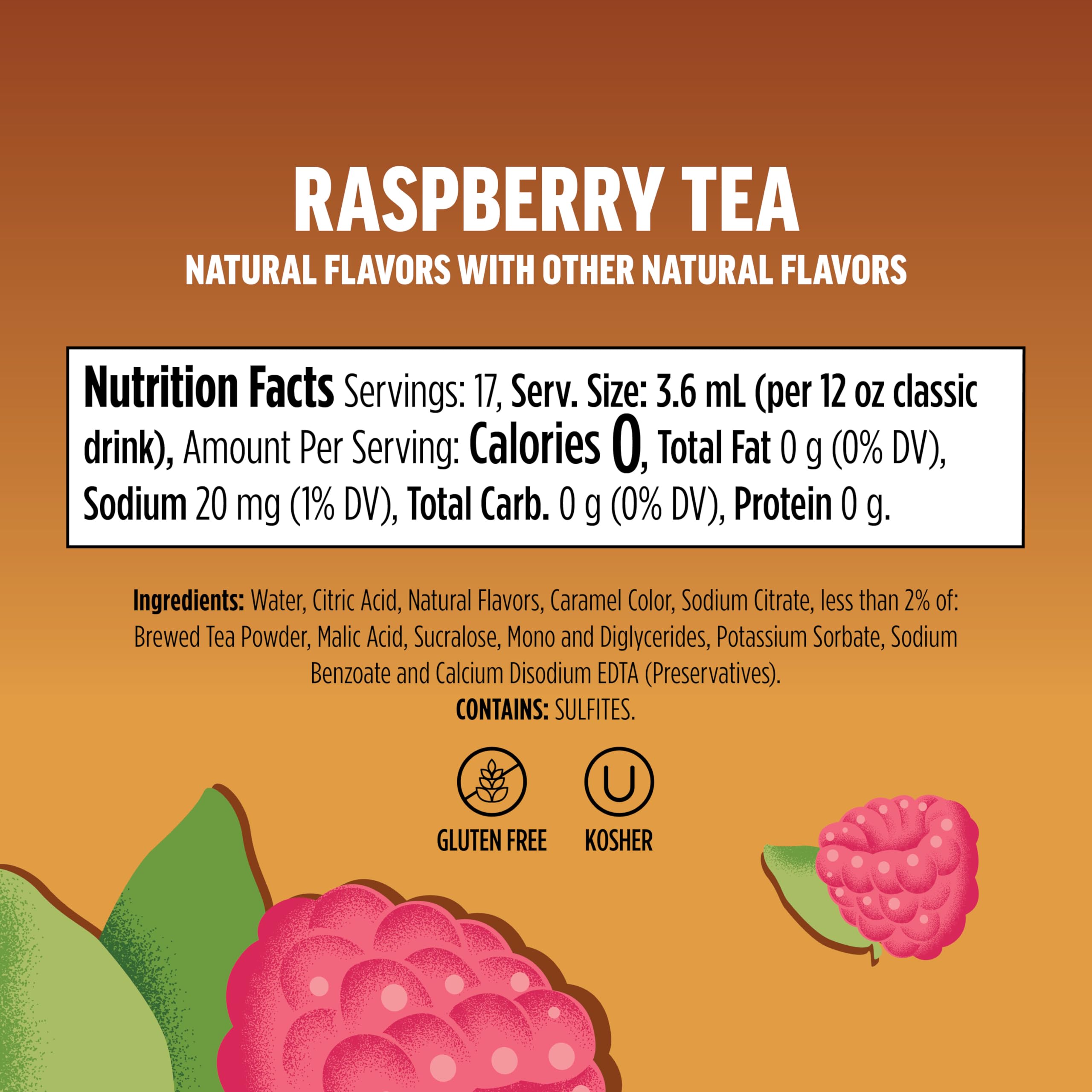 Ninja Thirsti raspberry flavored water drops flavor a sparkling glass for refreshment