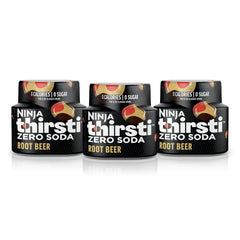 Ninja Thirsti Root Beer bottle showing classic flavor with zero calories