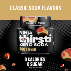 Ninja Thirsti flavor drops on the counter creating a zero sugar beverage