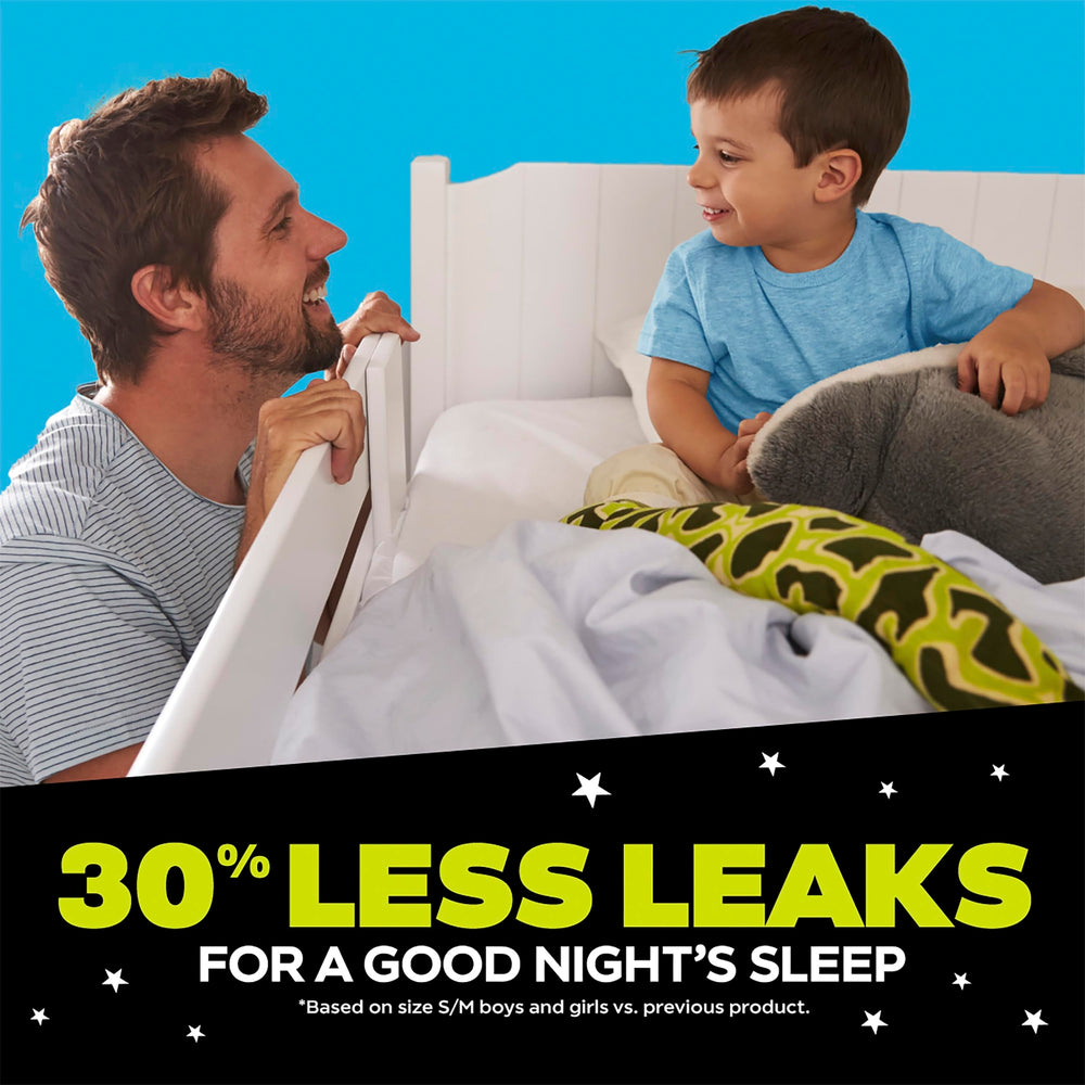 Ninjamas LockAway Channels close-up illustrates fast absorption for dry mornings.