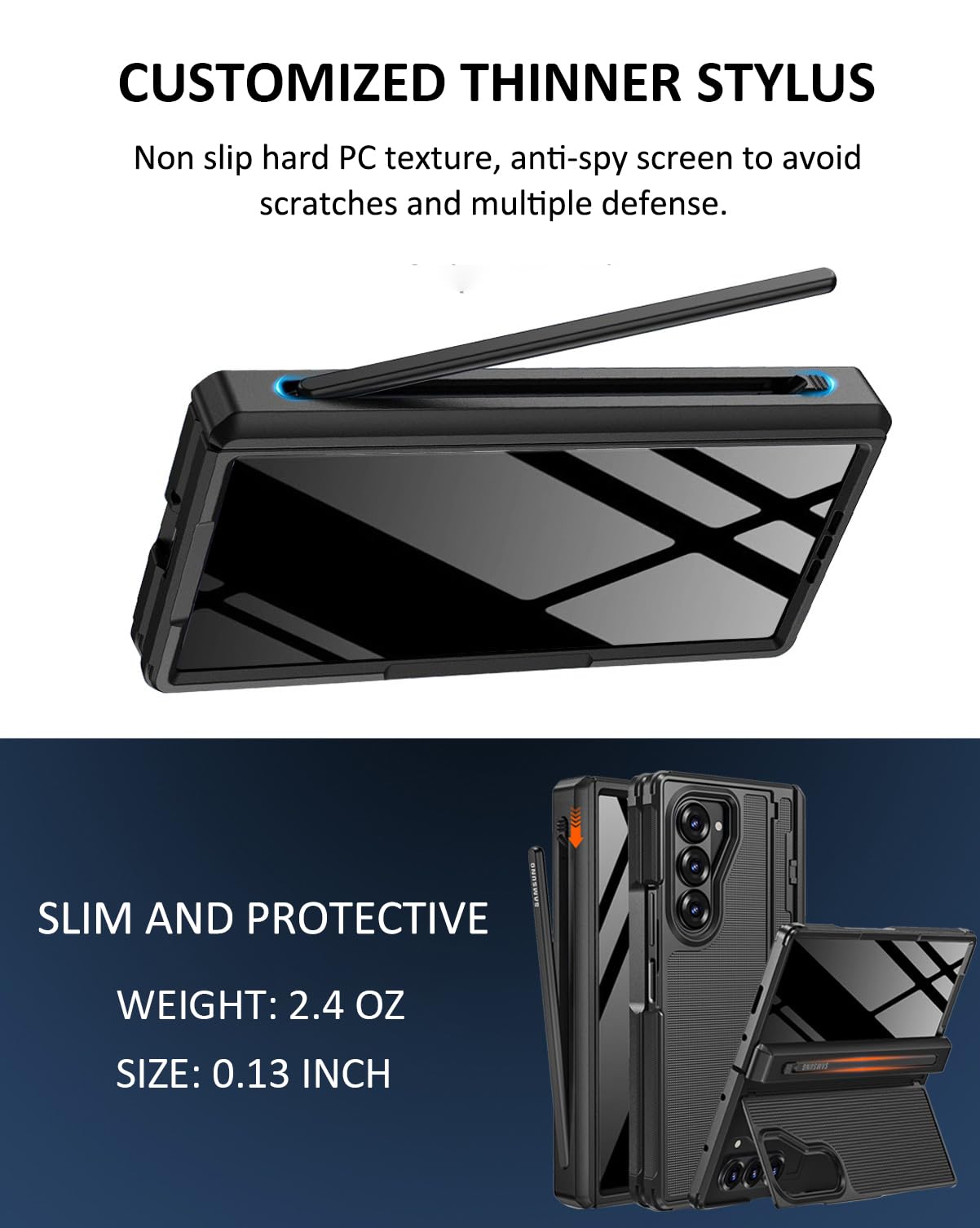 NINKI Z Fold 7 case slim design preserves a sleek look.