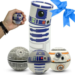 NINOSTAR stress balls set front view with vibrant designs for focus and calm