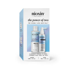 NIOXIN Hair Fall Defense Shampoo bottle 8.1 oz, stronger roots.
