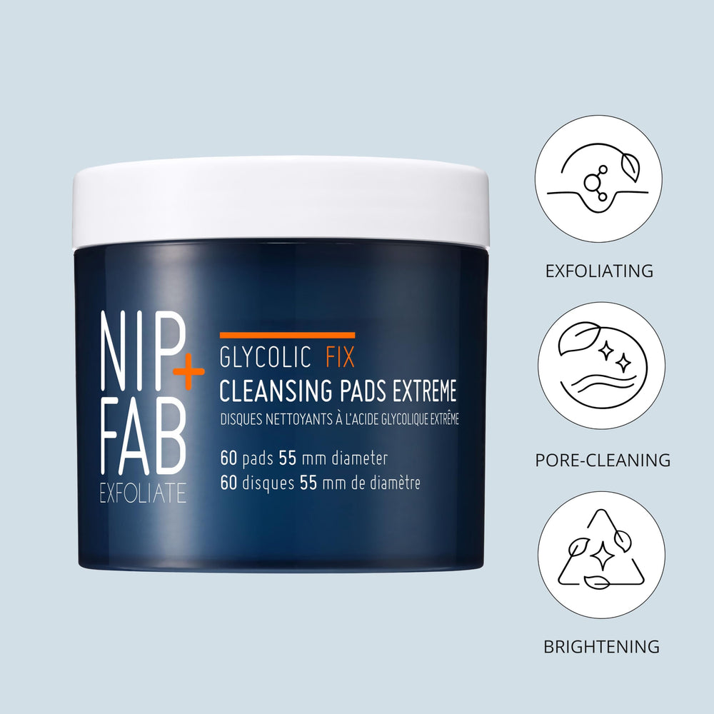 Close-up of label highlighting 5% glycolic and salicylic acids