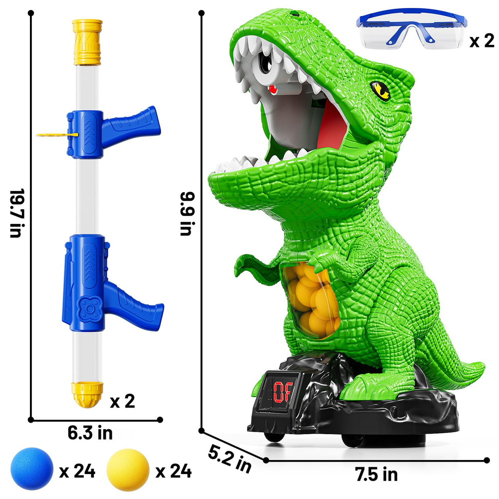 NIPLOOOW dinosaur shooting toy launchers enabling energetic, interactive play