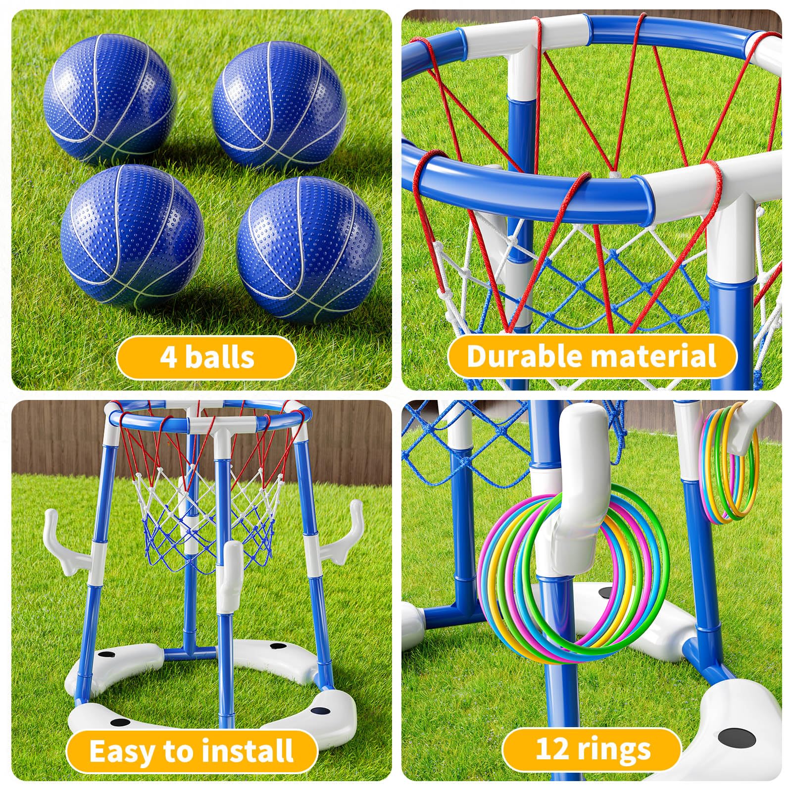 NIPLOOOW easy assembly setup for indoor or outdoor use