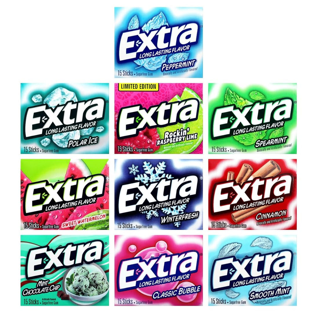Niro Assortment with extra long lasting flavor gum for on-the-go refreshment.