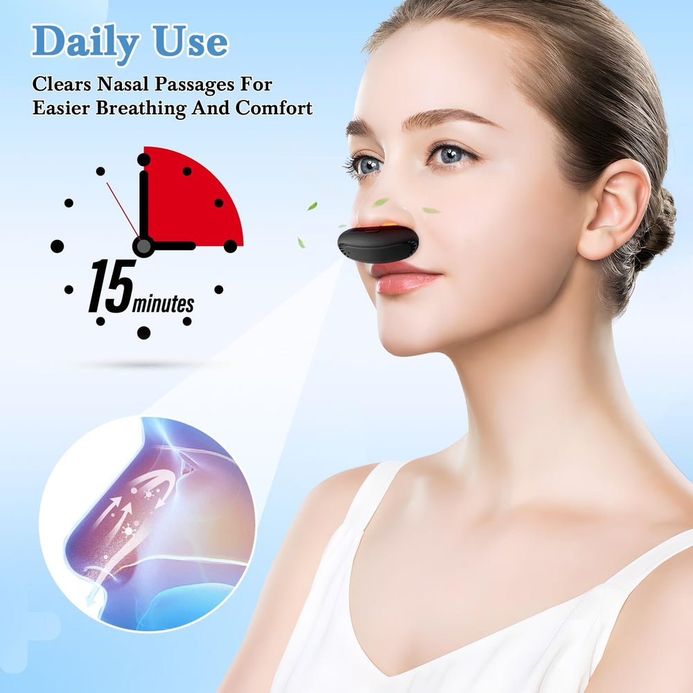 NISAIKLUZ nasal focus on nose and sinuses for congestion relief.