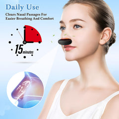 NISAIKLUZ nasal focus on nose and sinuses for congestion relief.