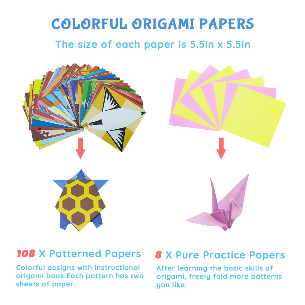 NISCHA Origami paper closeup highlights crease-resistant sheets for precise folds
