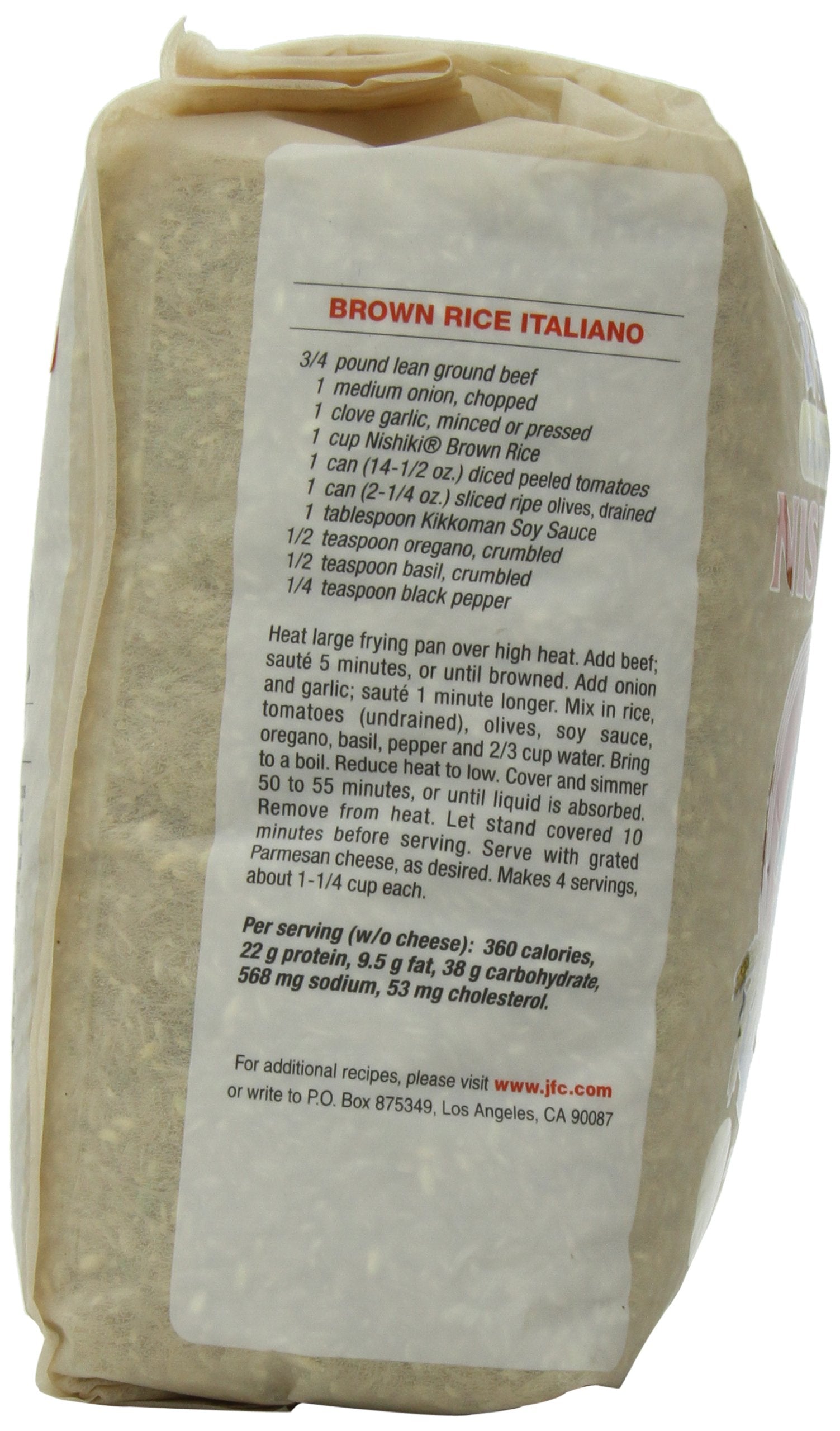 Nishiki Premium Brown Rice stir-fry dish with fluffy grains.