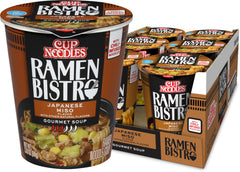 NISSIN Cup Noodle Ramen Bistro Japanese Miso pack ready in minutes for a quick meal