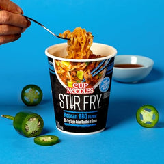 Nissin Cup Noodles Stir Fry vegetables including green beans and cabbage for color and crunch