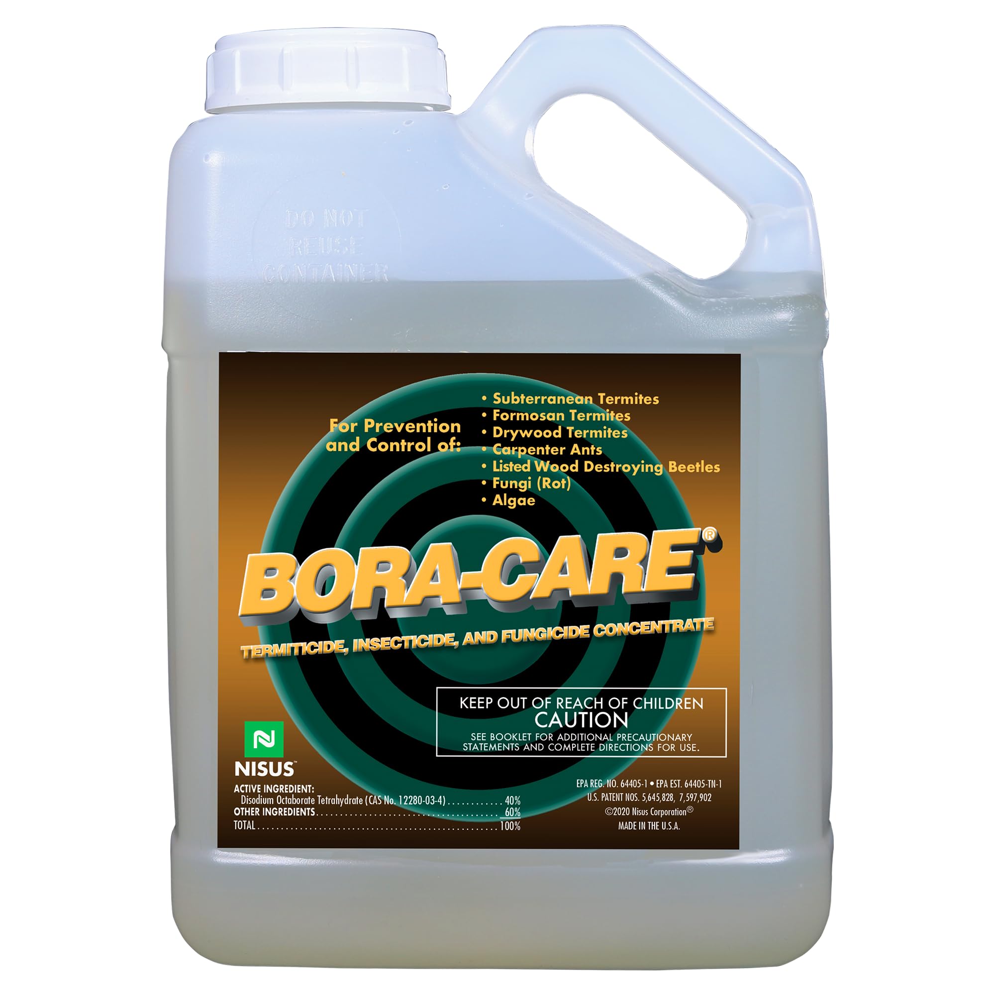 Nisus Bora-Care band-application on wood surface for termite protection