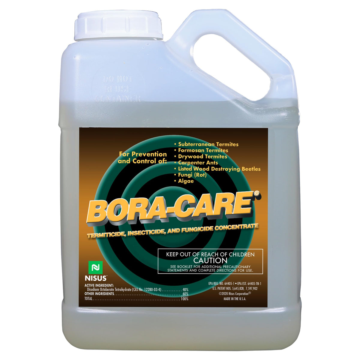 Nisus Bora-Care band-application on wood surface for termite protection