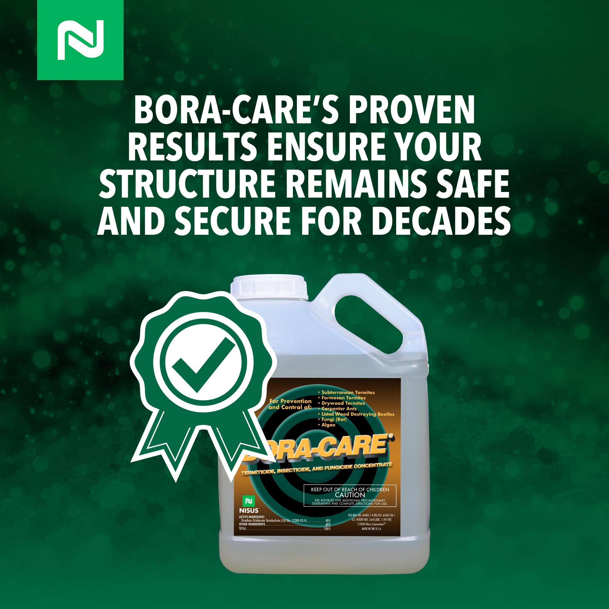 Nisus Bora-Care fast 2-foot band application on wood surfaces