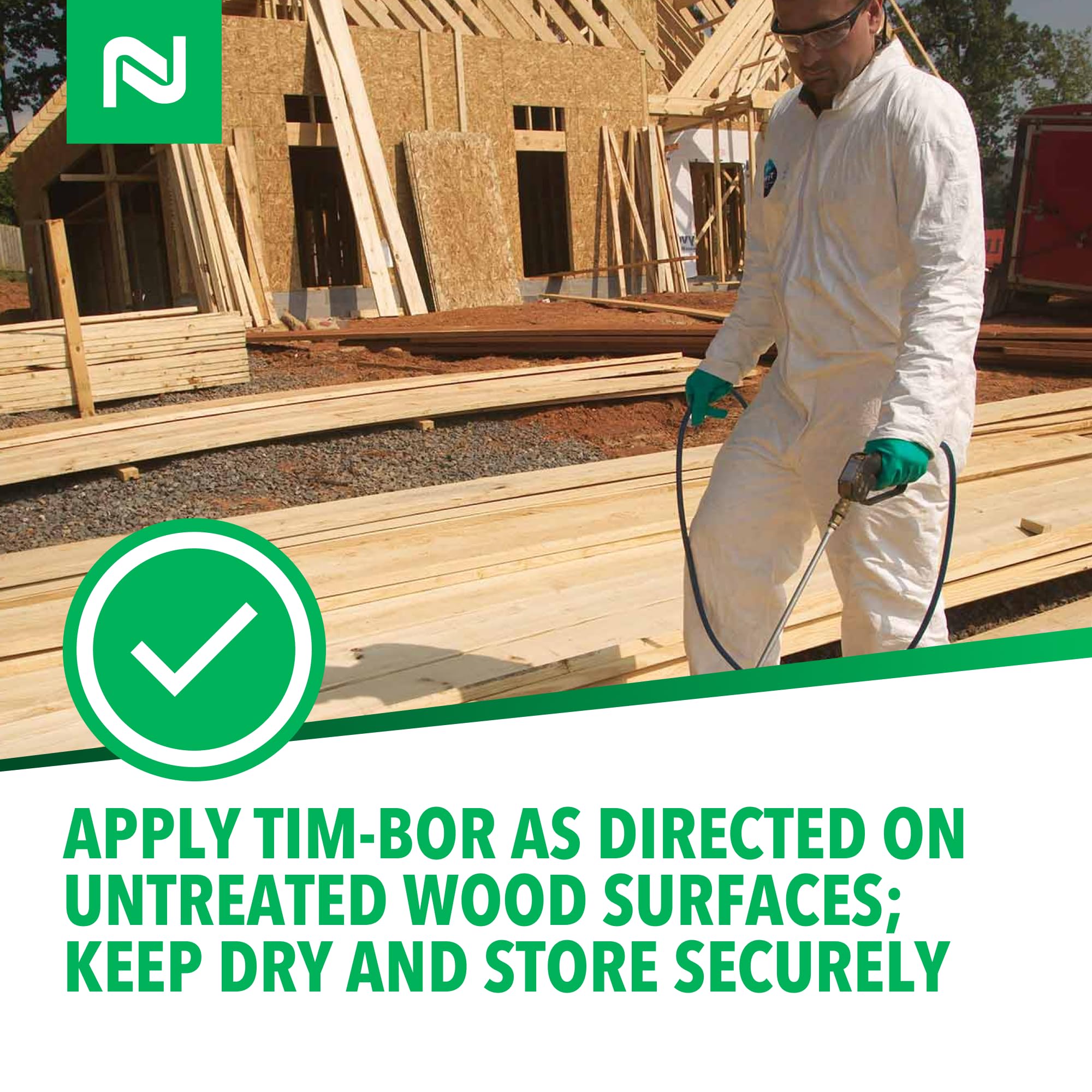 Nisus Tim-BOR Professional safe for wood fixtures and hardware