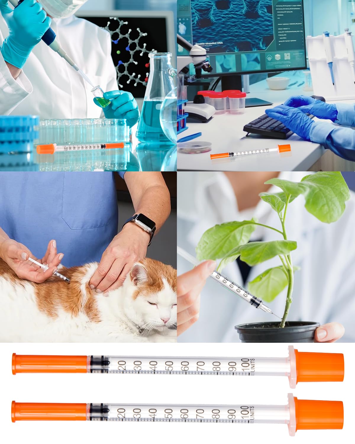 NITYLNRE U-100 syringe 100-pack for steady supply in workshops