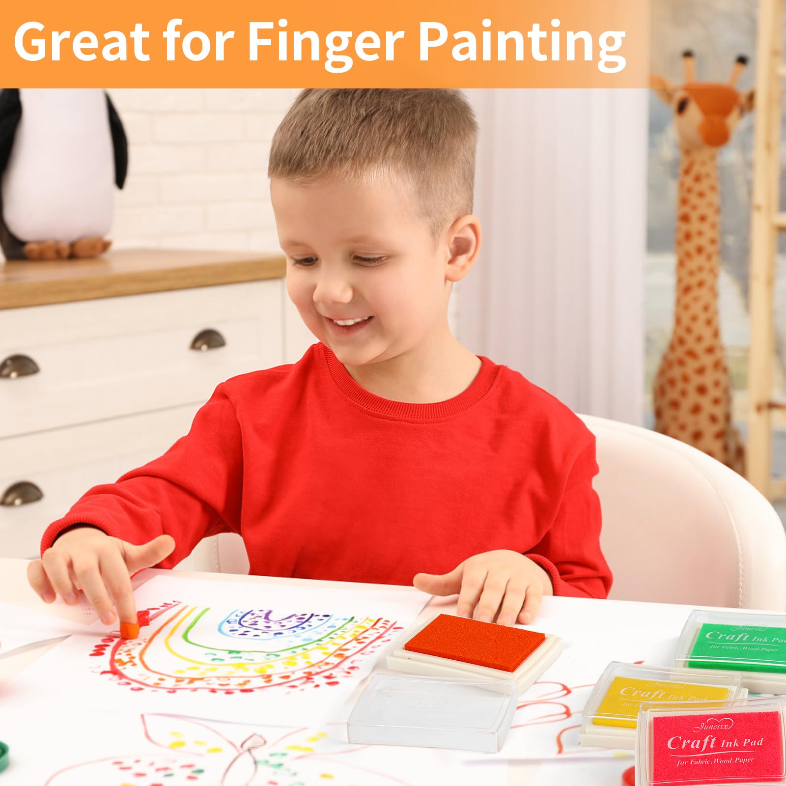 DIY card making with NIUBIER ink pad for decorative stamping touches.