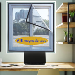 NIUBIKLUS strong adhesive backing sticks to wood, plastic, metal, and glass.