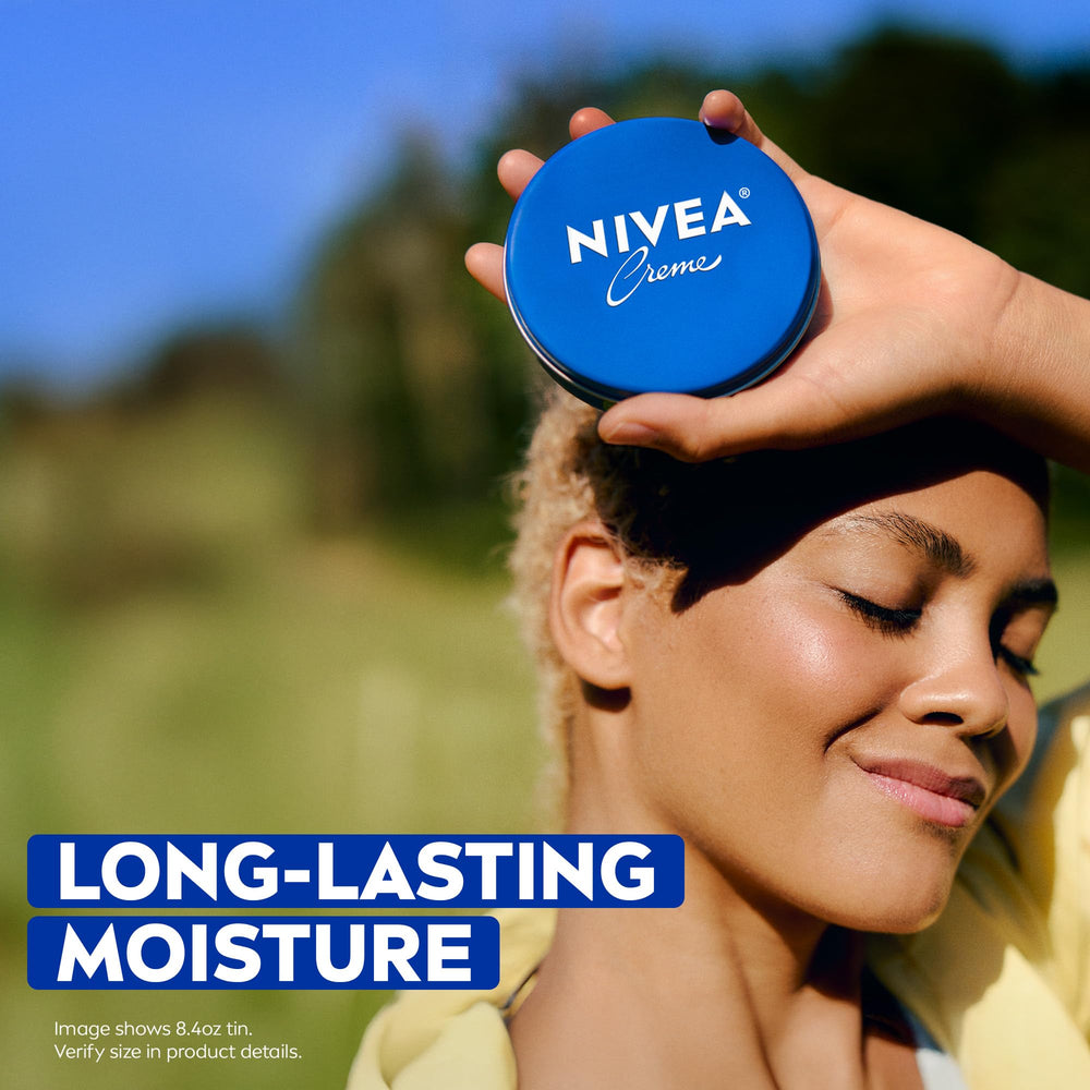 NIVEA Creme Body texture close-up demonstrates creamy richness.