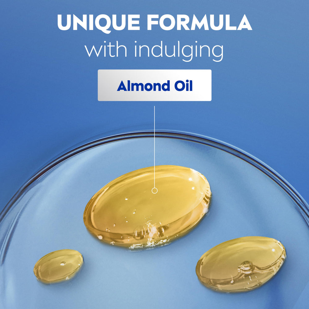 NIVEA fast-absorbing-texture-cream describes non-greasy finish on skin.