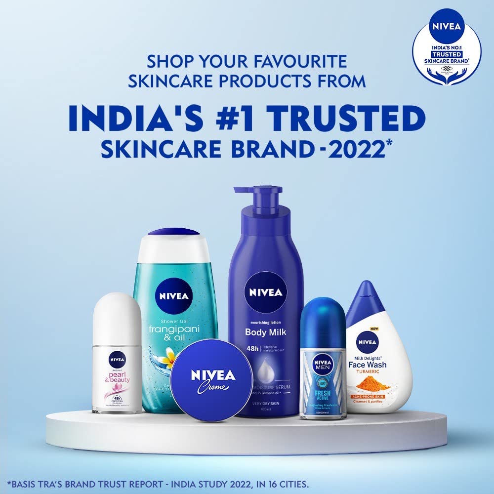 NIVEA Frangipani & Oil Shower Gel spa moment in bathroom