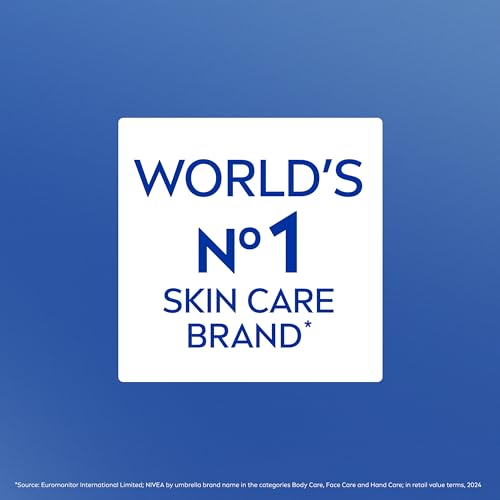 NIVEA hands-feet-use-lotion suggests versatile daily care.