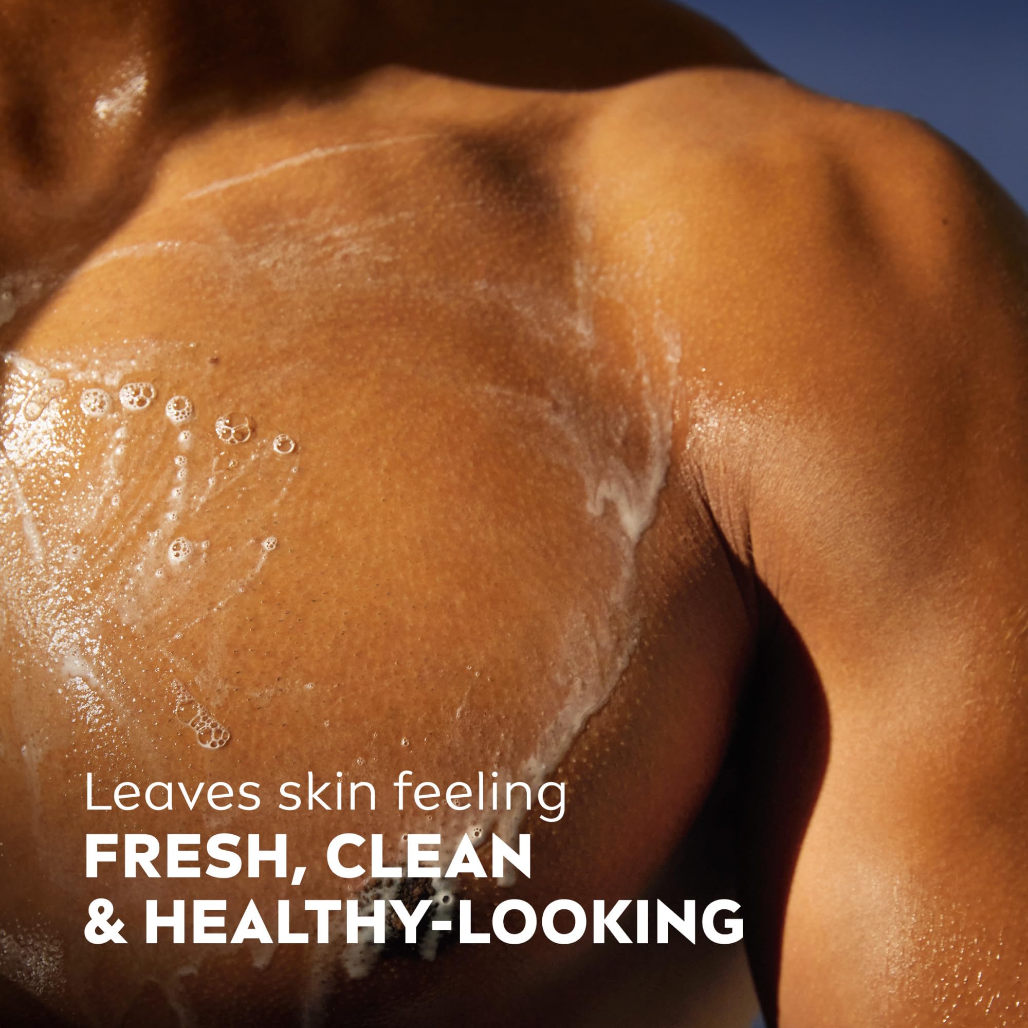 Three-in-one use shown for face, body, and hair in one routine.