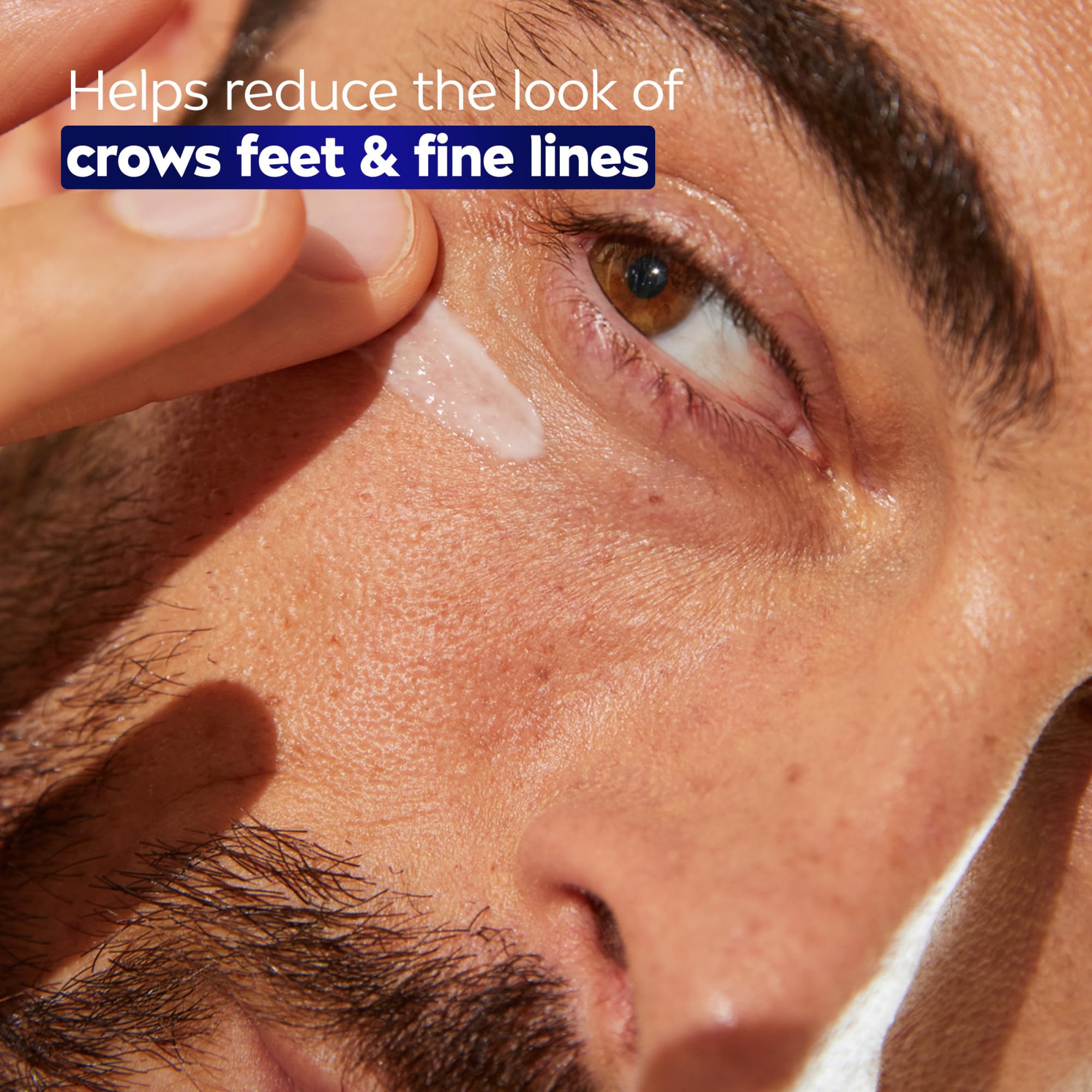 NIVEA MEN Age Defense Eye Cream 24-hour hydration for morning skincare