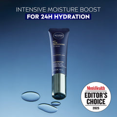NIVEA MEN Age Defense Eye Cream daily routine application near eyes
