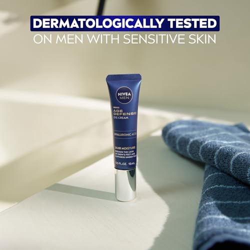NIVEA MEN Age Defense Eye Cream reduces puffiness
