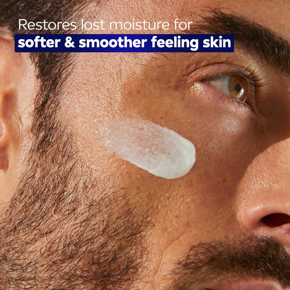 NIVEA MEN Age Defense hyaluronic acid ingredient close-up