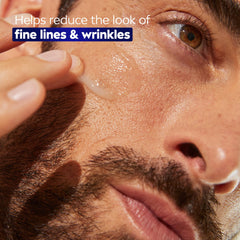 NIVEA MEN Age Defense pump closeup showing easy application