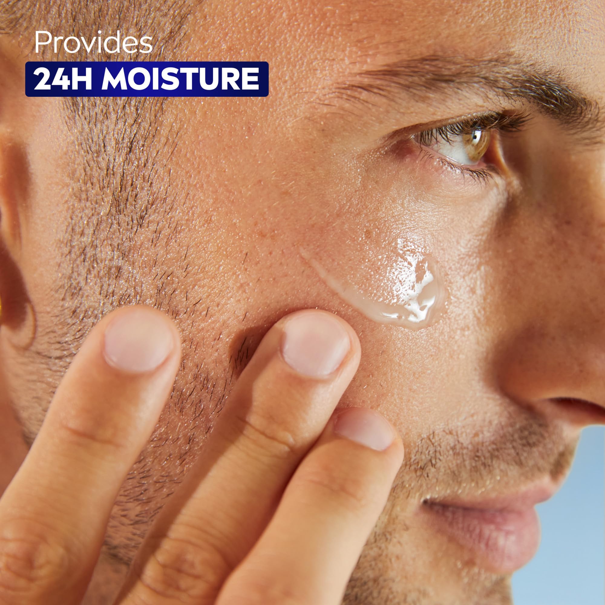 Droplet image showing hydration, emphasizing 24-hour moisture.