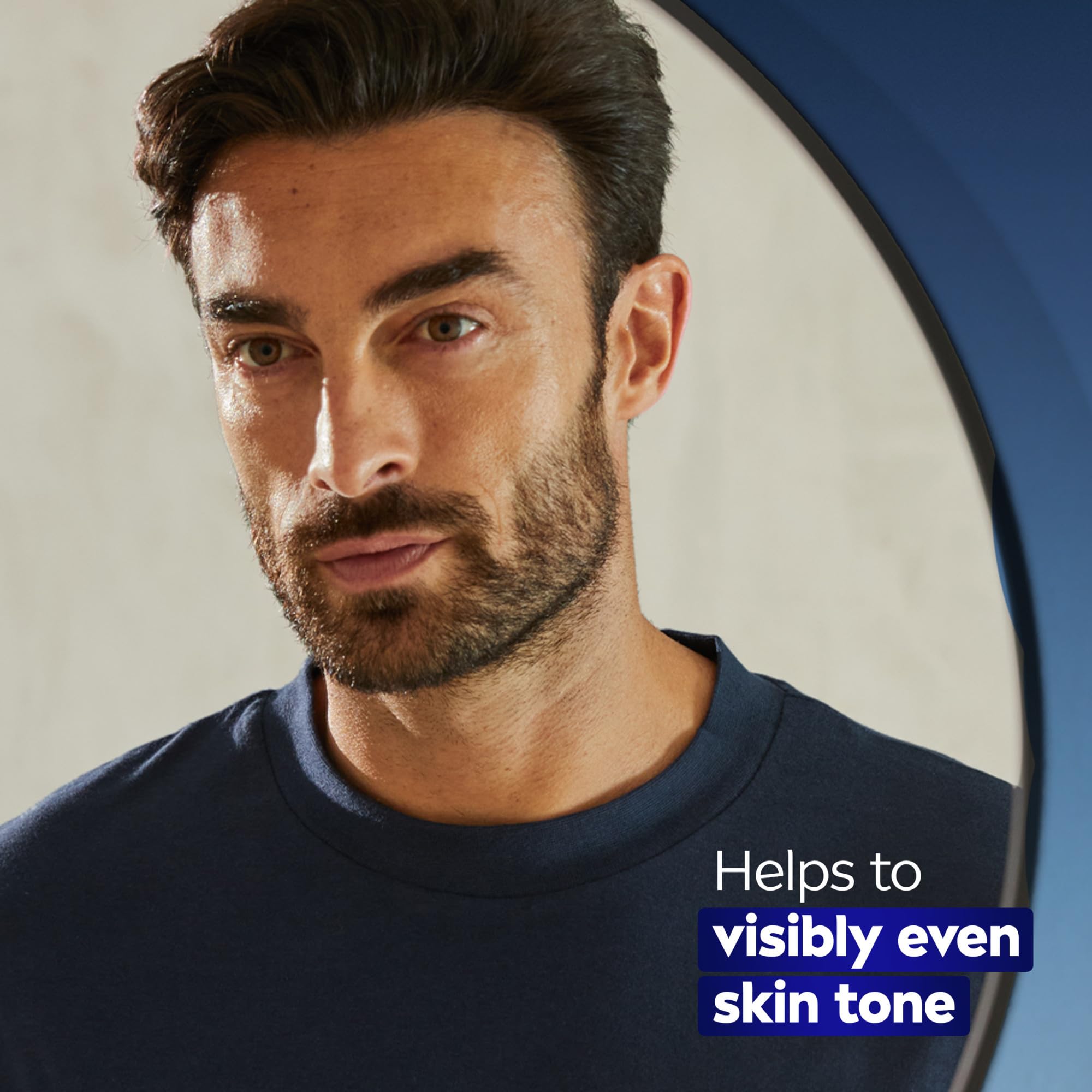 Hyaluronic acid beads indicating hydration components.