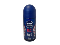 NIVEA Men Dry Impact roll-on in use demonstrates easy application for active days.