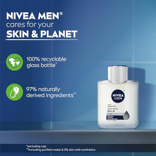 Alcohol-free NIVEA MEN balm emphasizes gentle daily use