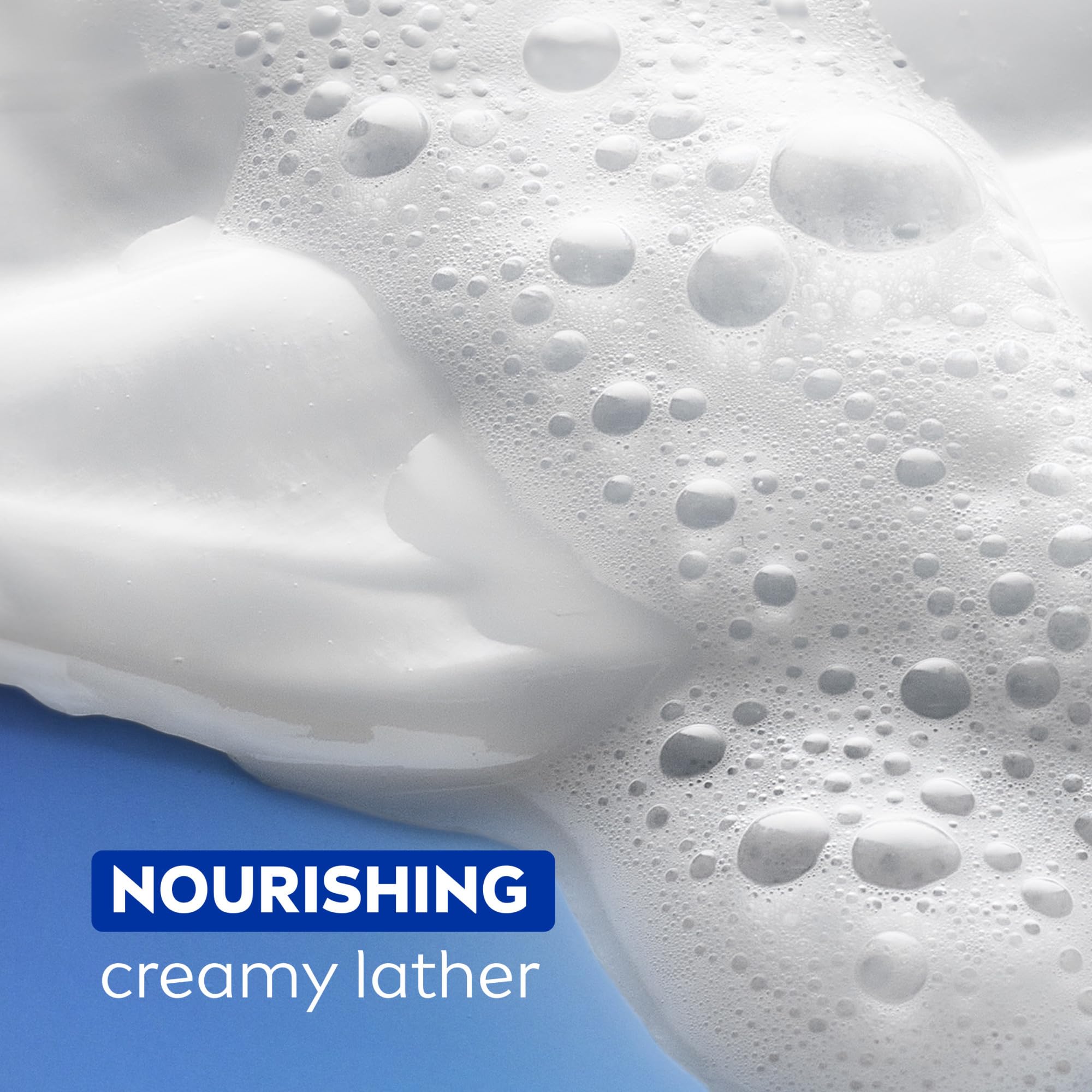 NIVEA floral scent closeup—delicate fragrance enhances shower experience.
