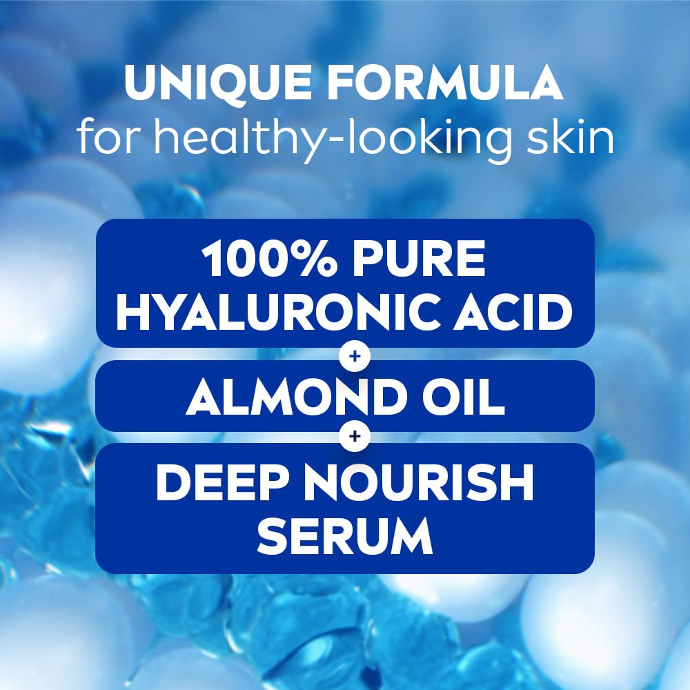 NIVEA Nourishing Lotion natural minerals glow close-up on healthy-looking skin.