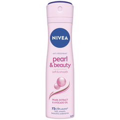 NIVEA Pearl Beauty Spray underarm protection keeps you dry and fresh.
